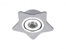 Спот алюм STAR LED 1x1W (3200К тёплый белый) 