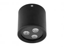 Спот матовый чёрный STAMM, 3x1W LED (3200К те