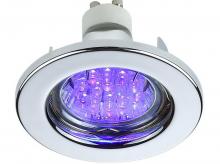 Спот встр BLUЕ LED 18x1W ник   L6018